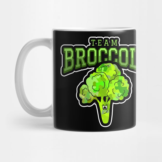 TEAM Broccoli Healthy Food Art by SartorisArt1